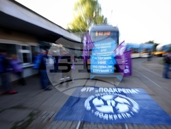 Градски транспорт - служители - протест