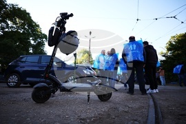 Градски транспорт - служители - протест