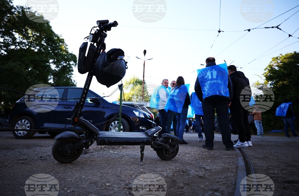 Градски транспорт - служители - протест