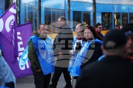 Градски транспорт - служители - протест