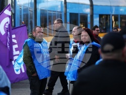 Градски транспорт - служители - протест