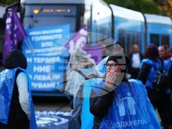 Градски транспорт - служители - протест