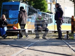 Градски транспорт - служители - протест