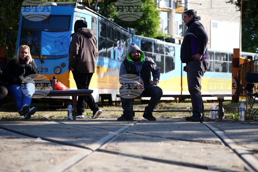 Градски транспорт - служители - протест