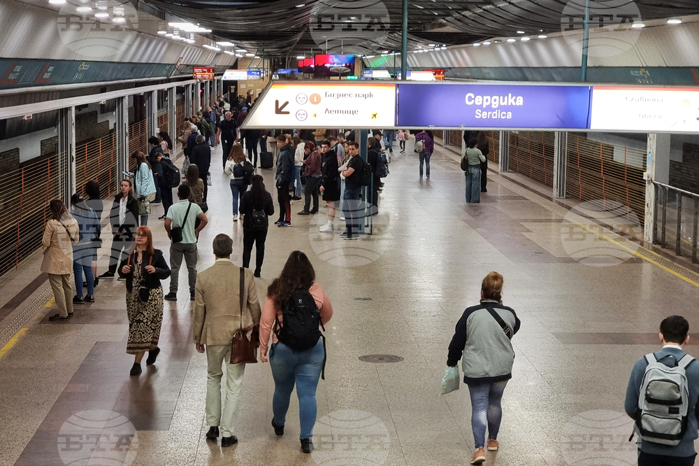 Над 30 000 души са ползвали метрото днес към 14:00 ч., съобщиха от "Метрополитен"