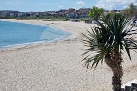 Созопол - плаж Хармани - син флаг