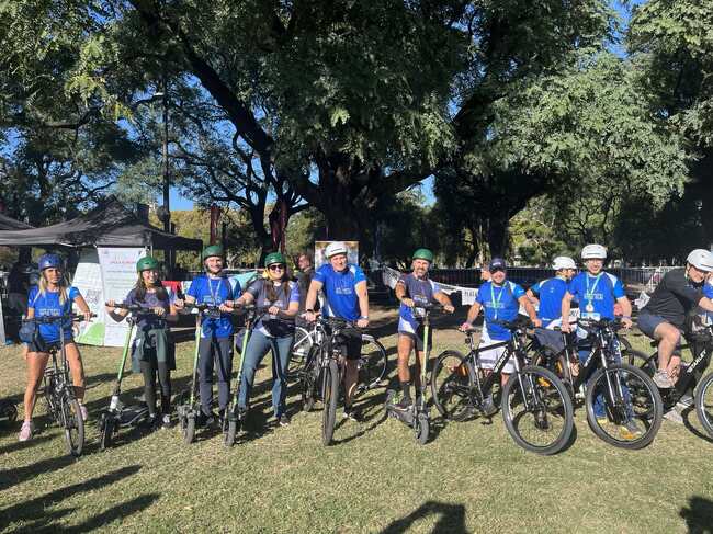 Посланикът на България в Аржентина Стоян Михайлов все участие в маратон, посветен на Деня на Европа