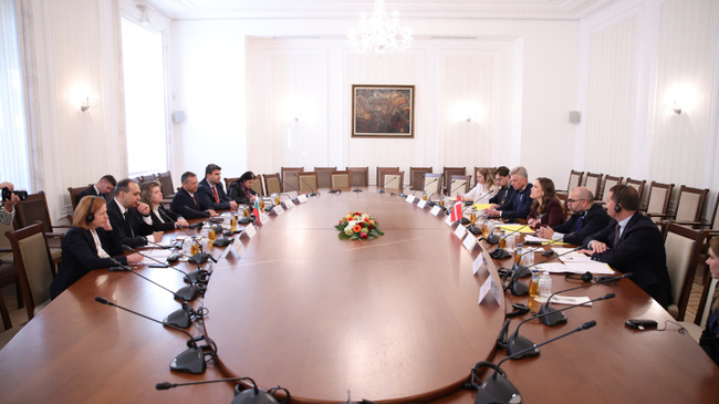 National Assembly Chair Confers with Danish Minister for European Affairs Bjerre