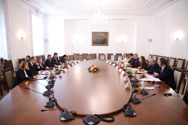 National Assembly Chair Confers with Danish Minister for European Affairs Bjerre