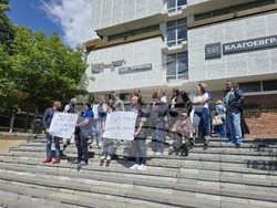 Благоевград - протест на медии