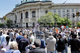 Национален протестен митинг - обществени медии