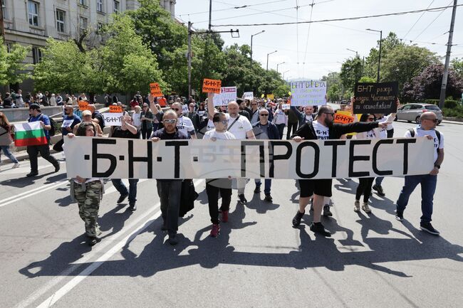 Част от служителите на Българската национална телевизия обмислят стачни действия, каза за БТА Антон Андонов 