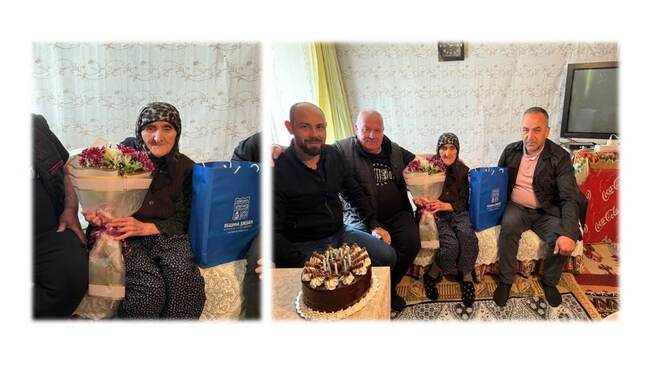 Община Джебел: Цветя, торта, подаръци и най-сърдечни пожелания за здраве и дълголетие получи Фатме Ахмед
