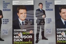 Румъния - кандидати за президент - плакати