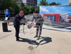 Русе - училище - спортна зала - строителство