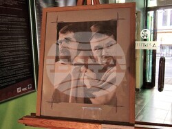 Изложбата „60 години Сатирата има дом на ул. „Стефан Караджа“ № 26“, снимка – Даниел Димитров/БТА