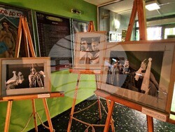 Изложбата „60 години Сатирата има дом на ул. „Стефан Караджа“ № 26“, снимка – Даниел Димитров/БТА