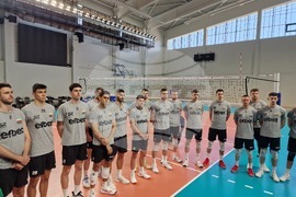 Самоков - Национален отбор по волейбол - тренировка