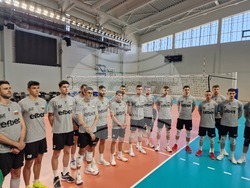 Самоков - Национален отбор по волейбол - тренировка