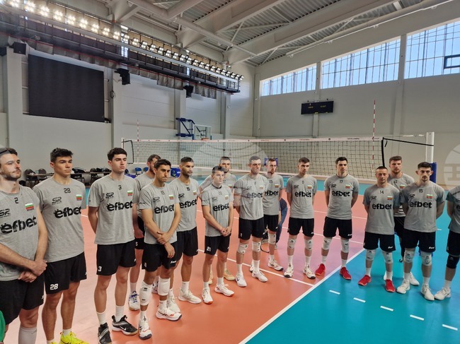 Самоков - Национален отбор по волейбол - тренировка