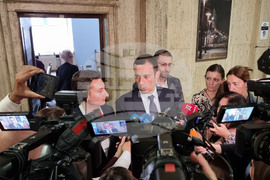 Васил Терзиев - протест - брифинг