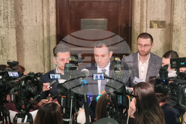 Васил Терзиев - протест - брифинг