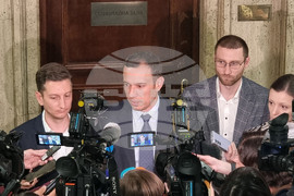 Васил Терзиев - протест - брифинг