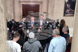 Васил Терзиев - протест - брифинг