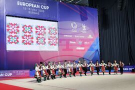 Бургас - художествена гимнастика - Европейска купа - откриване