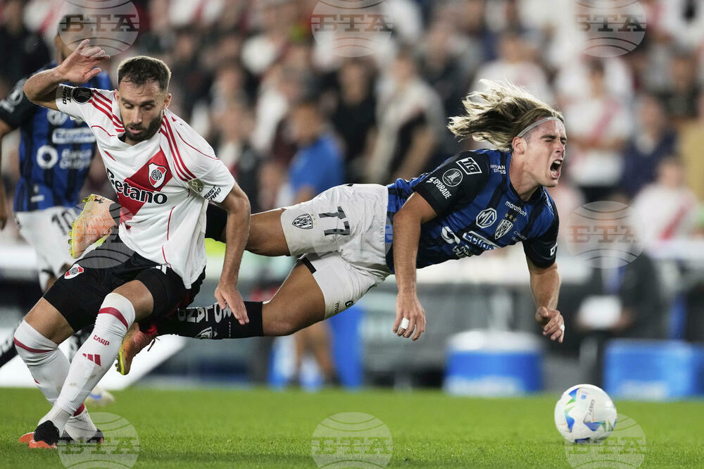 APTOPIX Argentina Ecuador Soccer Copa Libertadores