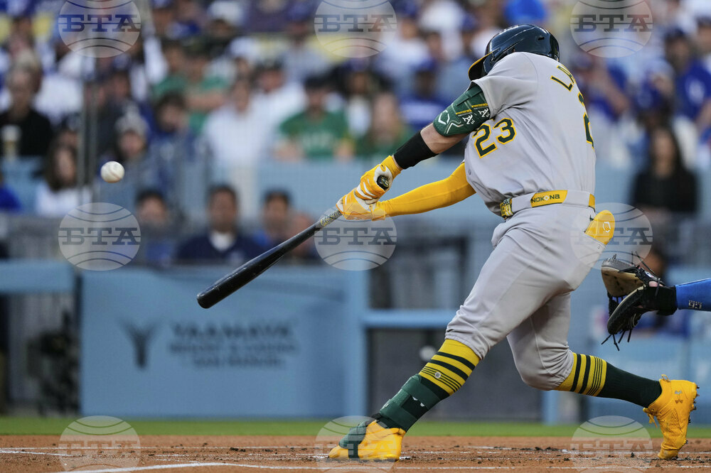 Athletics Dodgers Baseball