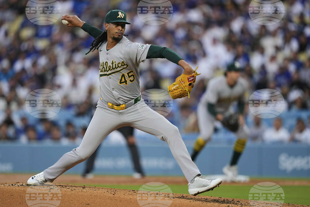 Athletics Dodgers Baseball