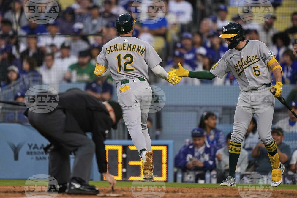 Athletics Dodgers Baseball