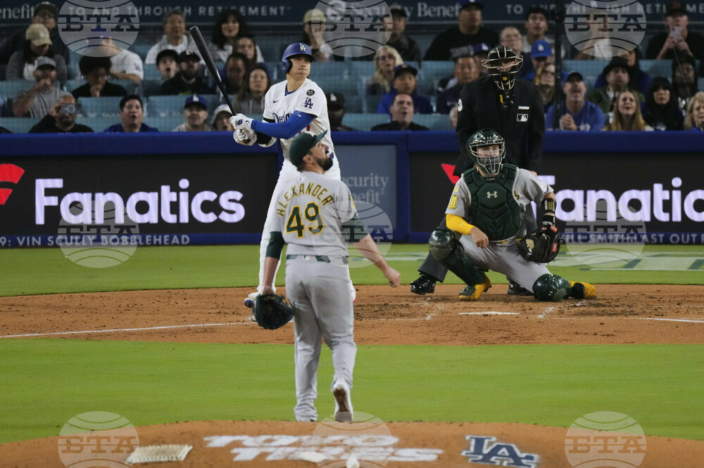 Athletics Dodgers Baseball