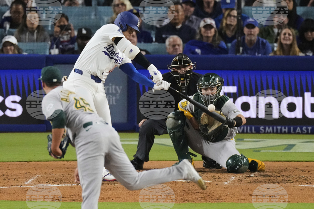 Athletics Dodgers Baseball