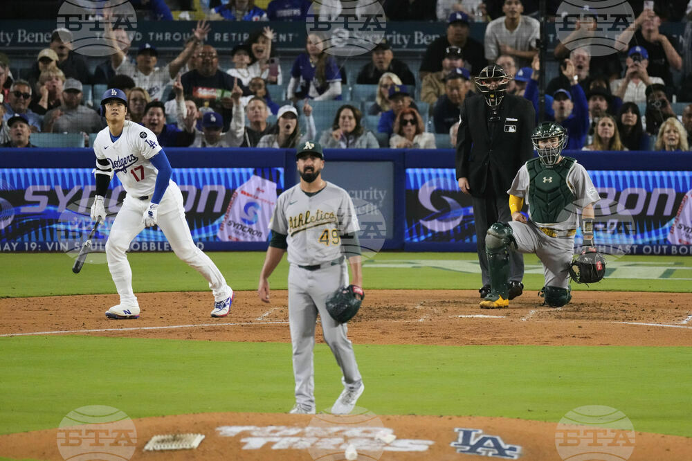 Athletics Dodgers Baseball