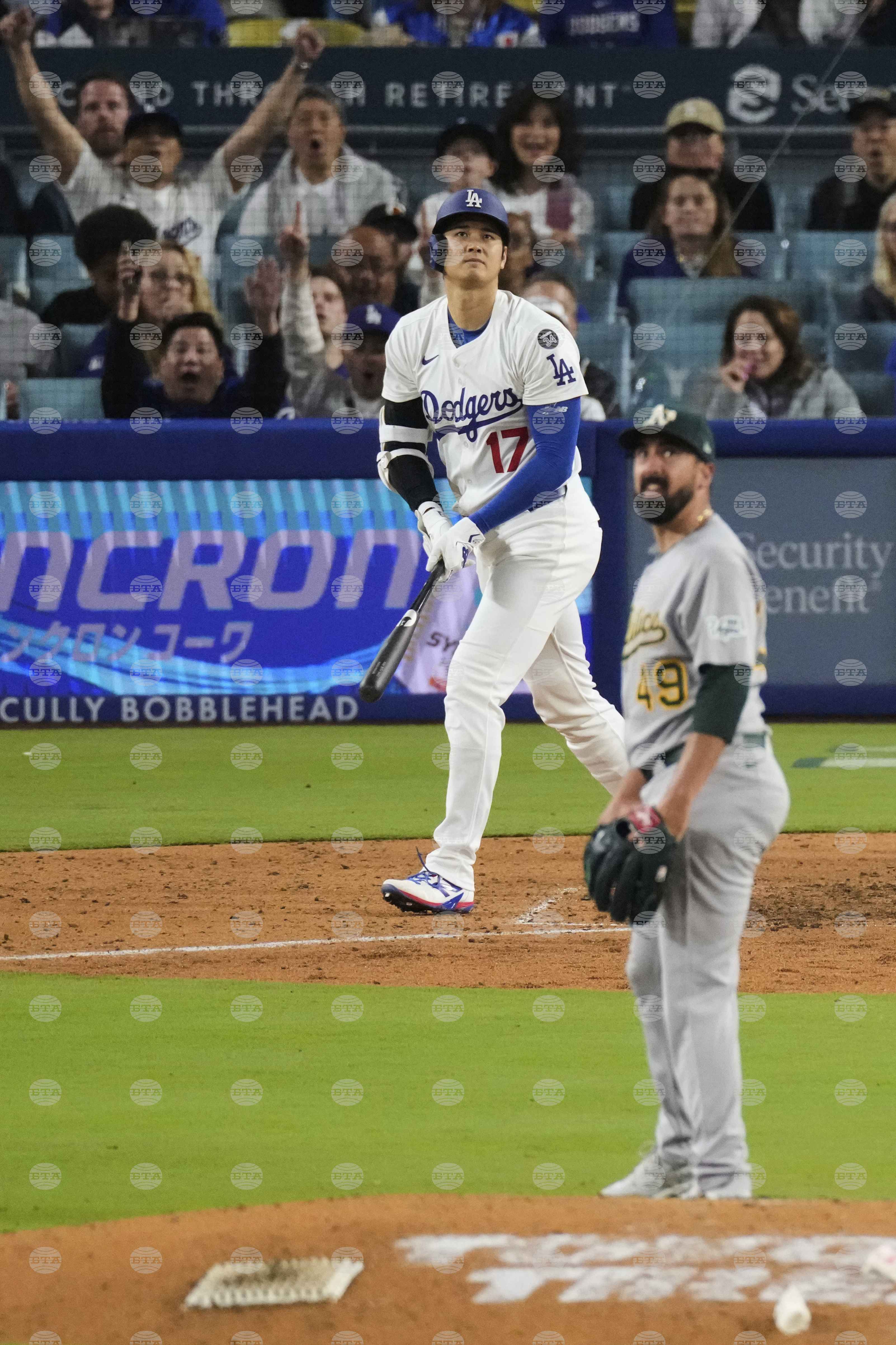 Athletics Dodgers Baseball