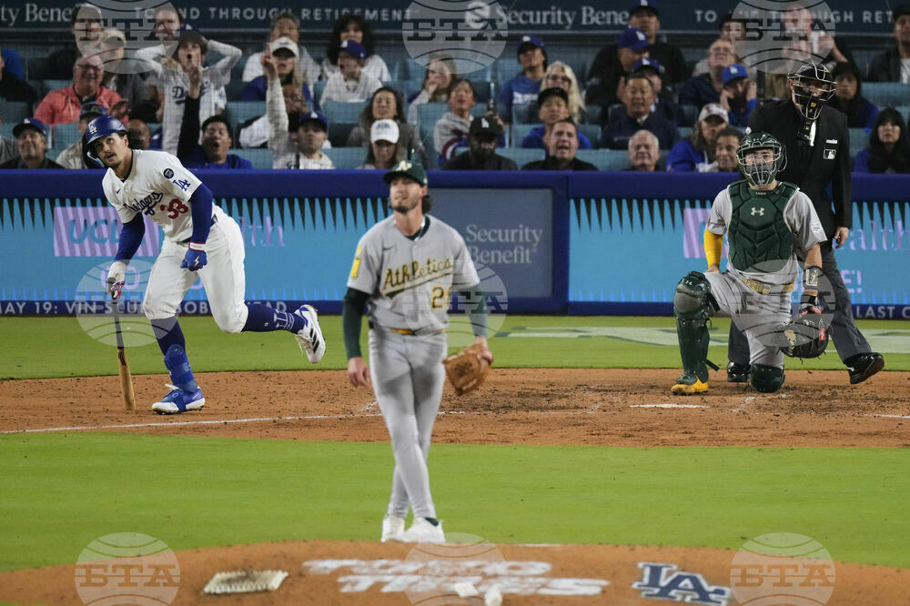 Athletics Dodgers Baseball