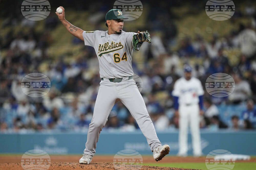 Athletics Dodgers Baseball