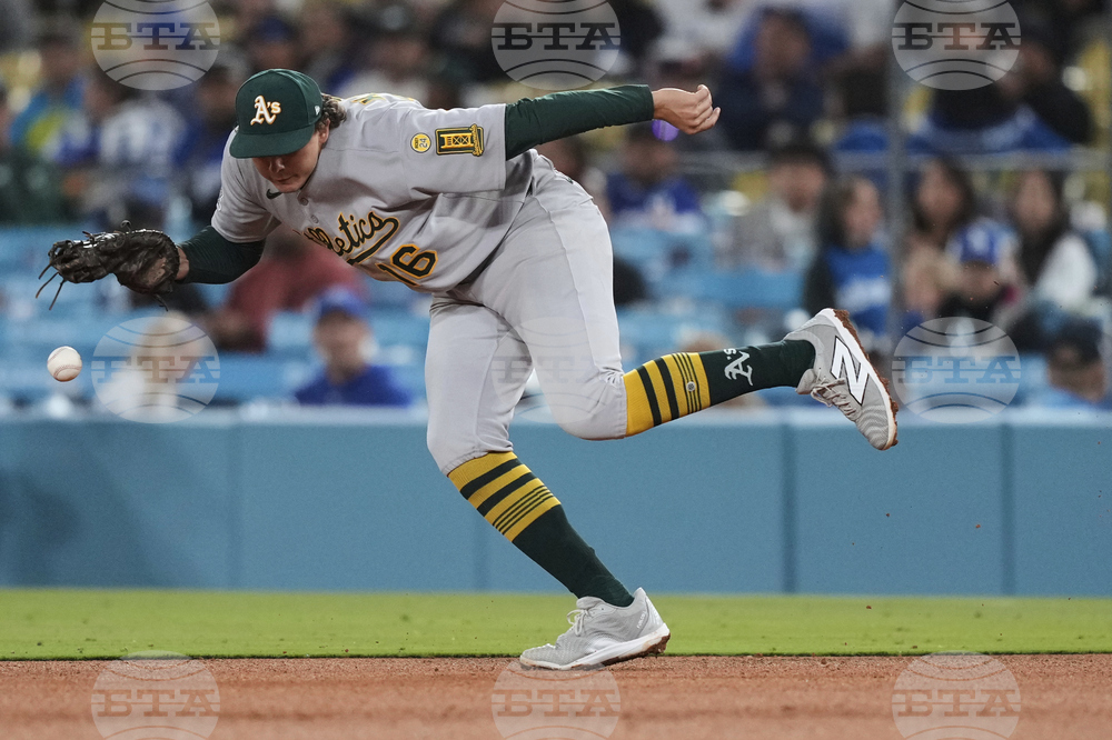 Athletics Dodgers Baseball