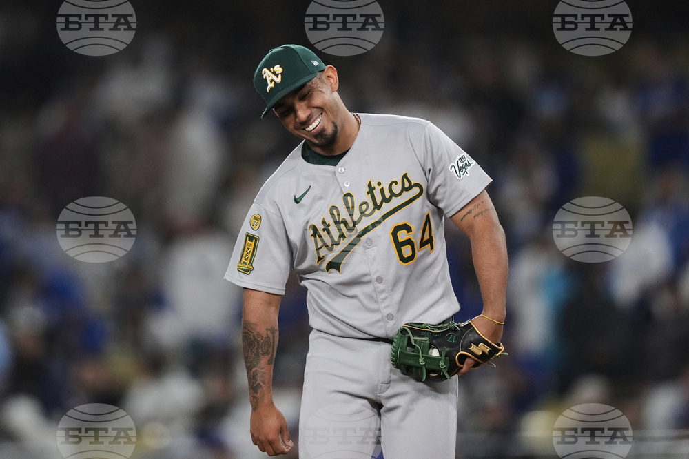 Athletics Dodgers Baseball