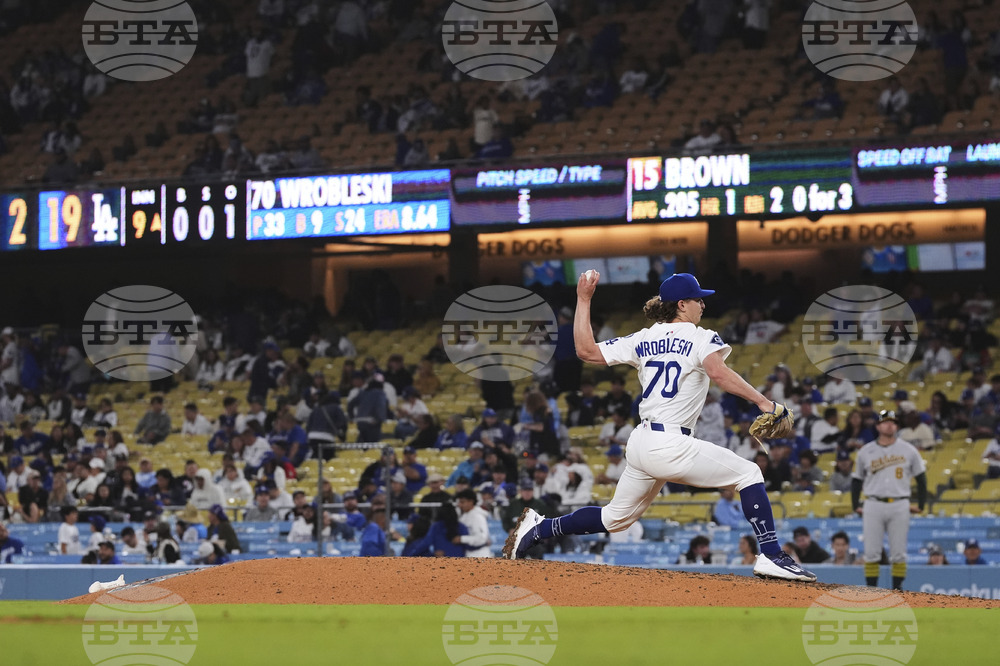 Athletics Dodgers Baseball