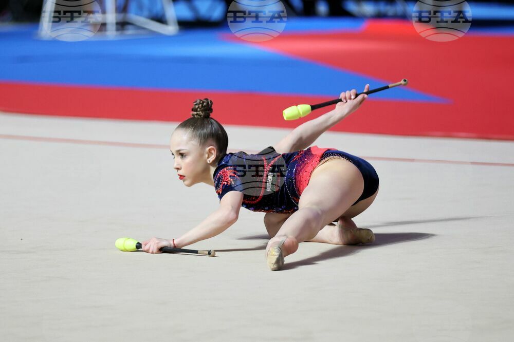 Stiliyana Nikolova Wins Gold on Clubs and Ribbon at European Rhythmic Gymnastics Cup