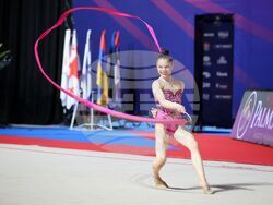 Бургас - художествена гимнастика - Европейска купа - Дара Стоянова - лента