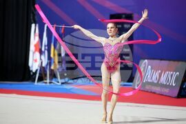 Бургас - художествена гимнастика - Европейска купа - Дара Стоянова - лента