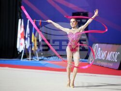Бургас - художествена гимнастика - Европейска купа - Дара Стоянова - лента