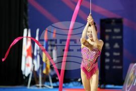 Бургас - художествена гимнастика - Европейска купа - Дара Стоянова - лента