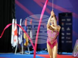 Бургас - художествена гимнастика - Европейска купа - Дара Стоянова - лента