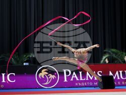 Бургас - художествена гимнастика - Европейска купа - Дара Стоянова - лента