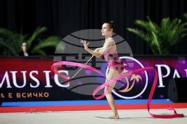 Бургас - художествена гимнастика - Европейска купа - Дара Стоянова - лента